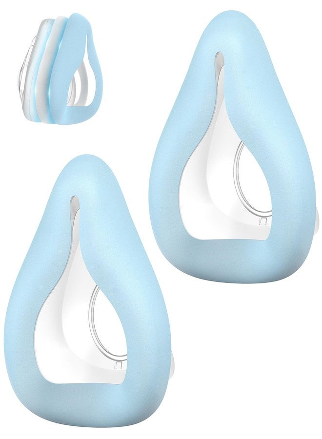 MEDICOLOR 2 Pack Replacement Cushions for AirFit F20 Medium, 3-in-1 Hybrid Design with Silicone, Sponge & Cool Fabric, Upgraded Full Face Cushion for F20 Frame, Enhanced Comfort CPAP Supplies - Image 1